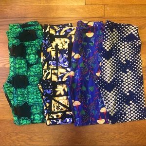 NWOT - Lot of 4 LuLaRoe OS Leggings!!!